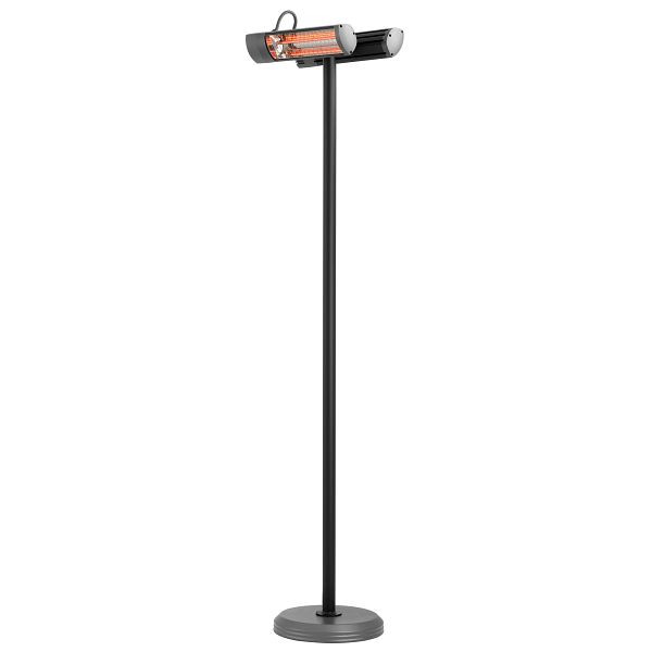 Etherma EXO STATIV Standstrahler, 2x1.4kW, anthrazit, IP65, 45032
