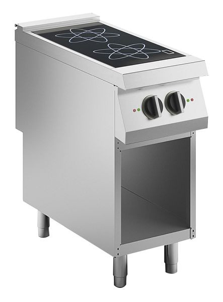 KBS Kochfläche Induktion 2 Platten 2x5 kW, offener Unterbau, 10511419