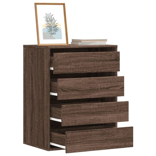 vidaXL Kommode Braun Eichen-Optik 60x41x76 cm Holzwerkstoff, 852876