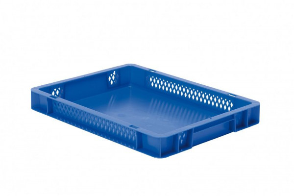 LA-KA-PE TK 400/50-1, grau, Transport-Stapelkasten, Außenabmessung: 400 x 300 x 50 mm (lxbxh), VE: 4 Stück, 07550 22 15