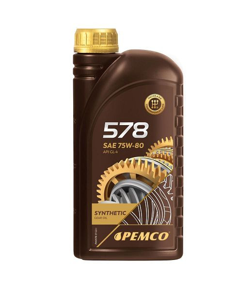PEMCO Getriebeöl 578 75W-80, VE: 1 l, PM0578-1, 4036021454917