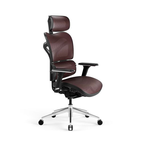 Diablo Chairs Ergonomischer Stuhl Diablo V-Commander: Schwarz-Burgunderrot, 1537