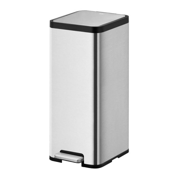 STEIN HGS Ecomaid Treteimer, 30 Liter, grau edelstahl, matt, 83993.0001