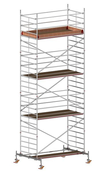 HYMER Fahrgerüst mit Fahrtraverse, Bühnenlänge 2,95 m, Rahmenteilbreite 1,50 m, Reichhöhe 8,60 m, 807308