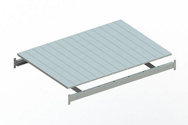 Meta MINI-RACK Zusatzboden 1400x1050 mm, verzinkt, mit Stahlpaneelen, 20043033