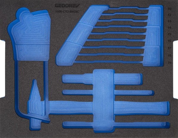 GEDORE Schaumeinlage leer für L-BOXX 136, 2835975, 4010886939598