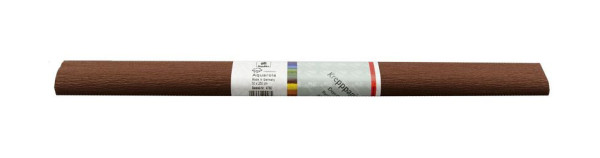 Werola Krepppapier AQUAROLA - 50 x 250 cm, braun, VE: 2,5 m, 82061-4665