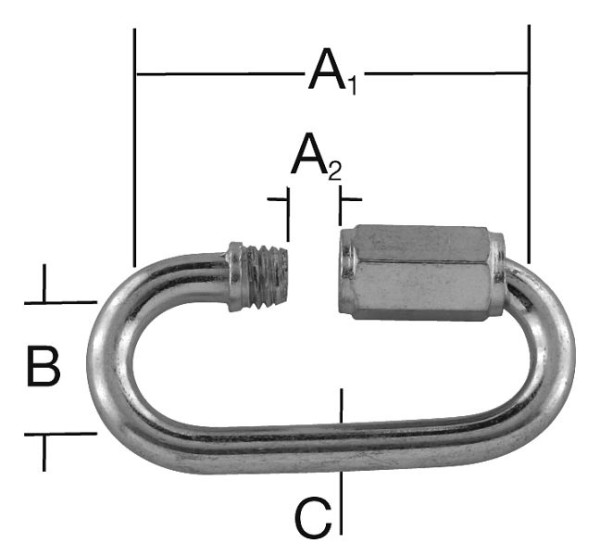 Vormann Rapidglied 5 mm, verzinkt, VE: 10 Stück, 007900261AV