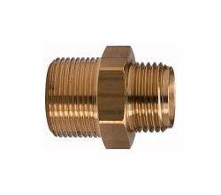 Riegler Doppelgewindenippel, Außengewinde zylindrisch, 108014