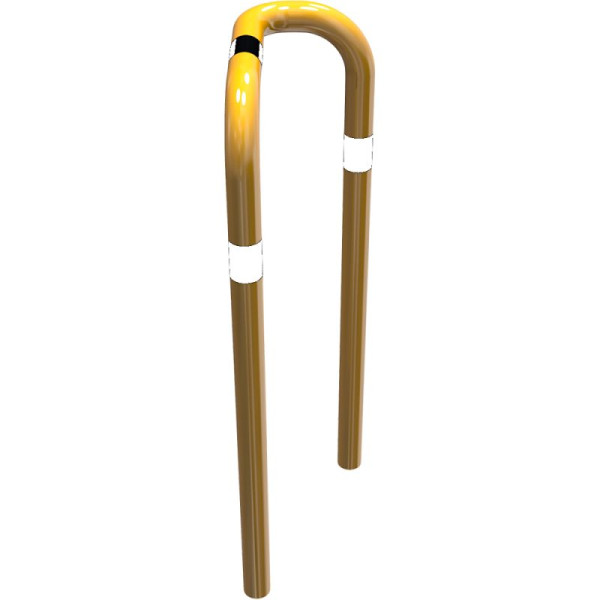 Stein HGS Rammschutzbügel -Solid- einseitig, vertiefte Ausführung, 1150mm/ rechts, zum Einbetonieren, 477.77bg