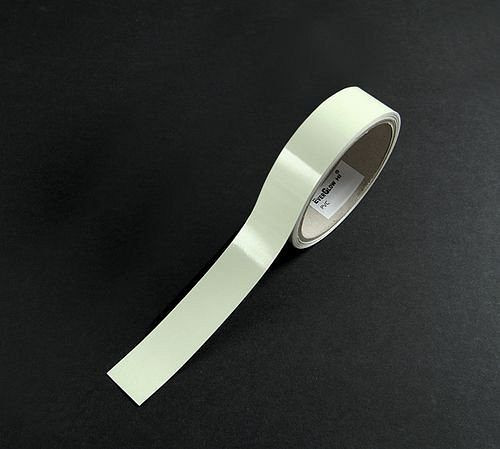 DENIOS Markierungsband nachleuchtend, Folie 25 m x 25 mm, 173731
