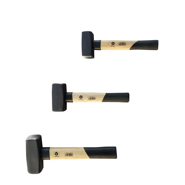 VaGo-Tools 3-teiliges Set Fäustelhammer 800/1250/2000g, 233-508/512/520 je 1_zv