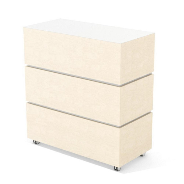 Deskin Theke LITTLE PEARL, Ahorndekor, B 1060 x T 505 x H 1133 mm, 288142