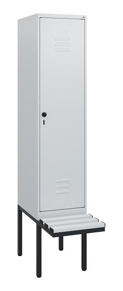C+P Umkleidespind Classic PLUS, 1950x400x815mm, 7035/7035, Drehriegel, 0800405-12 S10039
