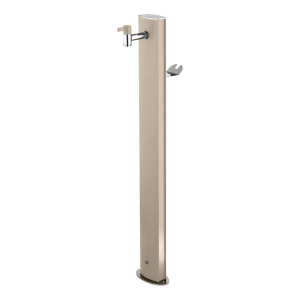 Aquapoint Totem ground, grau Wasserzapfstelle Premium als Gartenstele aus Aluminium, 73424G