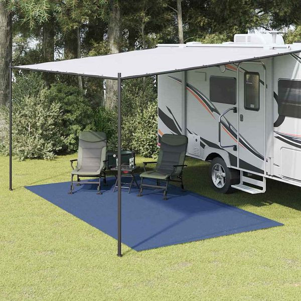 vidaXL Zeltteppich Blau 500 × 350 cm Polyester, 42002784
