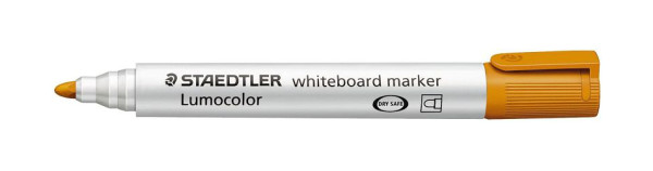 STAEDTLER Lumocolor® 351 whiteboard marker - Rundspitze, orange, 351-4
