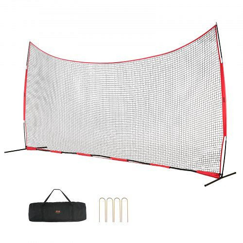 VEVOR Backstop-Netz, 620 x 140 cm, Übungsausrüstung mit Tragetasche, Schutzschirm für Baseball-, Softball-, Lacrosse-, Fußball, DQW2010YC000EHXS0V0