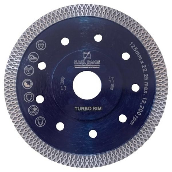 Karl Dahm Diamant-Trennscheibe Turbo Rim Ø 125 mm, 50338