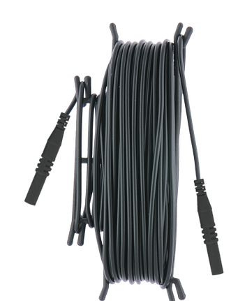 Metrel Prüfleitung schwarz, 5 m, Bananenstecker an beiden Enden, A 1620, 20992989