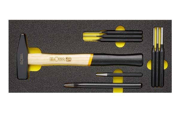 ELORA Handschlagwerkzeugsatz, 9-teilig Modul OMS-12, 0000411201000