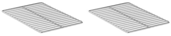 ZANUSSI GN-Edelstahlrost 1/1, B x T x H in mm: 530 x 325 x 2, aus CNS 1.4301, VE: 2 Stück, 406922017