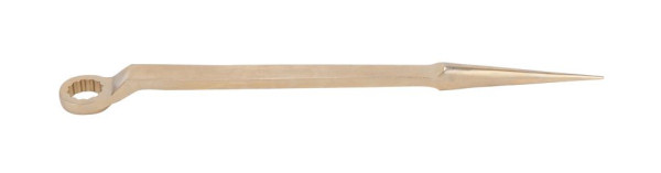 KS Tools BRONZEplus Montageringschlüssel mit Dorn, gekröpft 25 mm, 963.8176