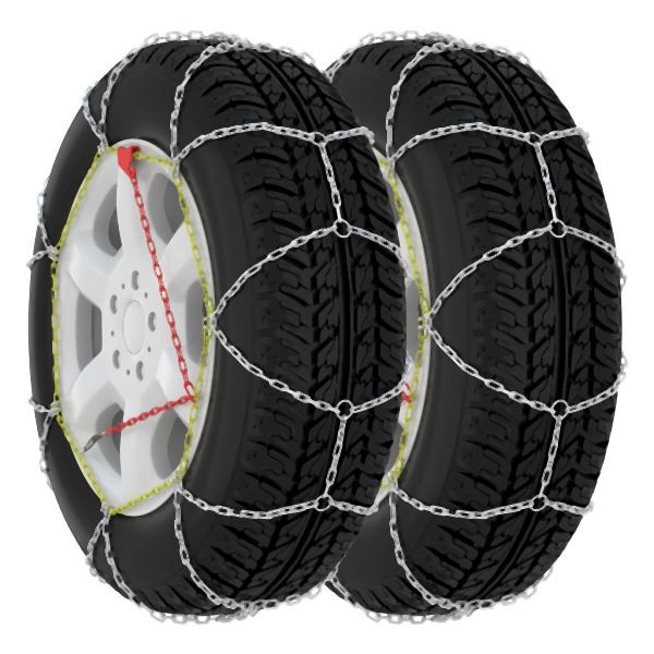 vidaXL Schneeketten für Autoreifen 2 Stück 16 mm SUV 4x4 Größe 400, 210608