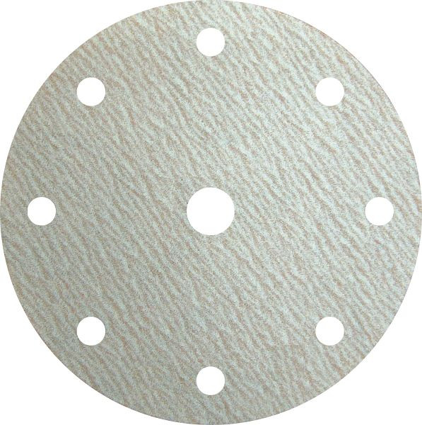Klingspor PS 73 CWK Scheiben kletthaftend wirkstoffbeschichtet 150 mm Korn 60 Lochform GLS1 mit Papierunterlage, VE: 100 Stück, 301206