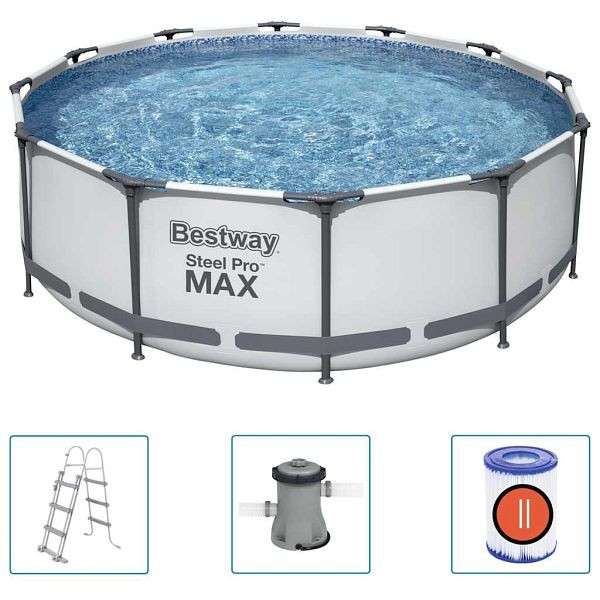 Bestway Steel Pro MAX Swimmingpool-Set 366x100 cm, 92848