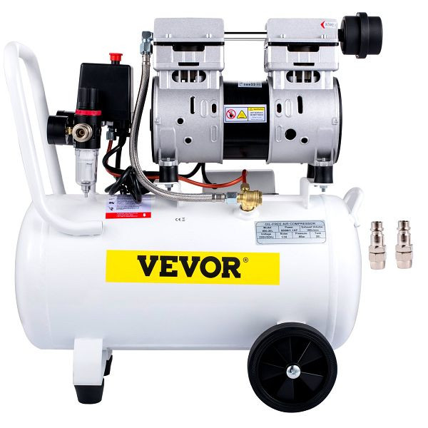 VEVOR Silent Flüsterkompressor 30 L, 1,1 PS/ 850 W, KY35L850W220V3CS5V2