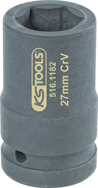 KS Tools 1" 6-Kant Stecknuss Schlüsselweite 27 mm, 516.1182