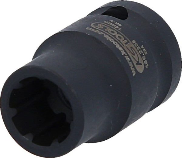 KS Tools 1/2" Bremssattel-Spezialstecknuss, 7-kant, 14 mm, 50 mm lang, 150.2238