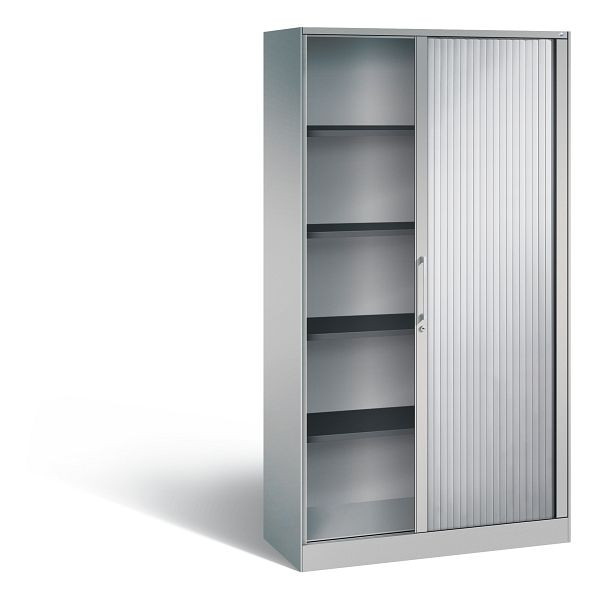 C+P Rollladenschrank Asisto, H1980xB1000xT435mm, Farbe: Weißaluminium, Bügelgriff, 5 OH, 143002-000 S10004