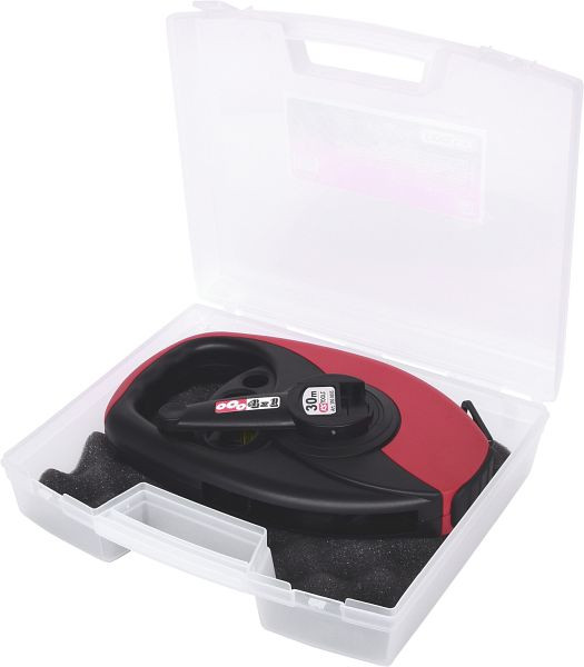 KS Tools Rahmenbandmaß mit gelbem Stahlband, Kunststoffgehäuse, 30m, 300.0055