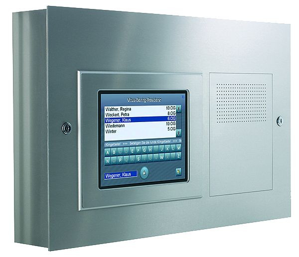 TCS Audio Außenstation Serie AD4 bis 1.000 Wohneinheiten Touchscreen Aufputz waagerecht Edelstahl, ADA45015-0030