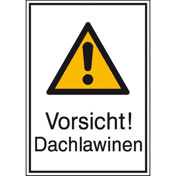 Stein HGS Winterschild, Vorsicht! Dachlawinen, 11.0433