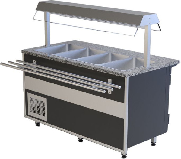 Igloo Speiseausgabe Gastroline Open Bemar T, Volumen: 120 Liter, 1500x900x1350 mm, GL100BT-OP-90