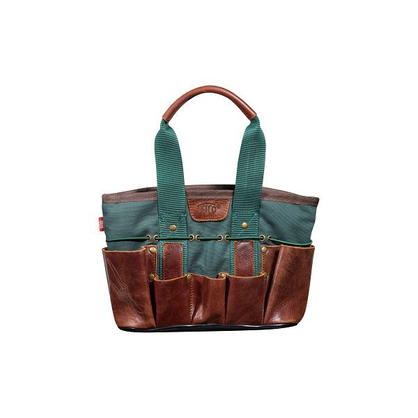 Felco Gartentasche grün mit Leder 25 x 20 x 10 cm, FELCO 482