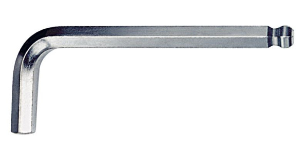 KUKKO Winkelschraubendreher mit Kugelkopf, kurz, Kugelkopf Profil: 8,0, VE: 25 Stück, 214-008