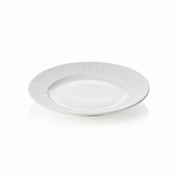 WAS Teller Set MAYA SHIRO, flach, Ø 16,5 cm, weiß, Porzellan, VE: 6 Stück, 4850016