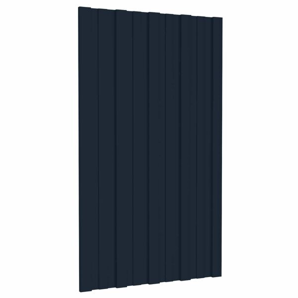 vidaXL Dachpaneel 36-teilig Anthrazit 80 x 45 cm Verzinkter Stahl, 42047114