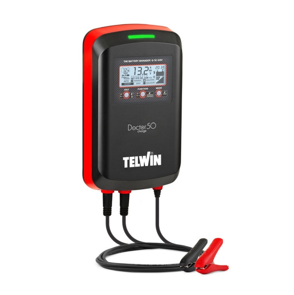 Telwin Multifunktionsbatterieladegerät DOCTOR CHARGE 50 230V 6V/12V/24V, 807613