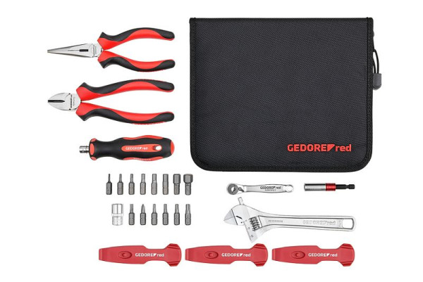 GEDORE red Bike-Set Werkstatt, 25-teilig, Bit-Sortiment, 3300195
