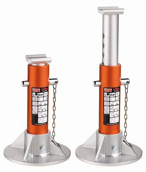 Bahco Unterstellböcke (1 Paar), 2,5 t, Aluminium, BH3AL2500