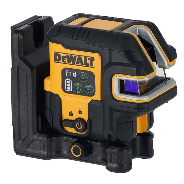 DeWalt Kompakter Linien- und 5-Punkt Kombilaser mit integriertem Li-Ionen-Akku und USB-C Anschluss, grüne Laserlinie, DCLE14251GB-XJ
