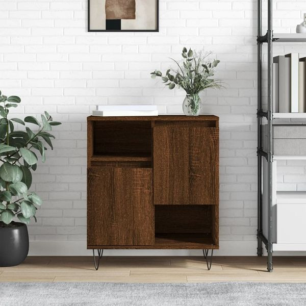 vidaXL Sideboard Braun Eichen-Optik 60x35x70 cm Holzwerkstoff, 831195