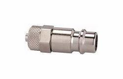 Riegler Nippel für Kupplungen NW 7,2 - NW 7,8, Messing vernickelt für Schlauch, 107315