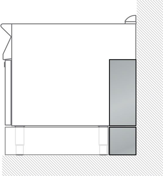 ZANUSSI Seitenblenden (Einzelaufstellung), VE: 2 Stück, 406206181