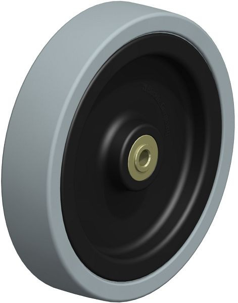 Blickle VPA 150/8K Rad aus Vollgummi, Grau, 105148